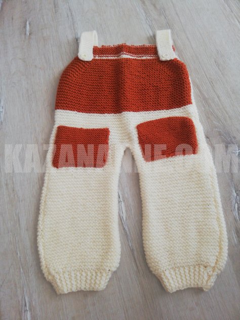 Örgü Tulum pantolon 