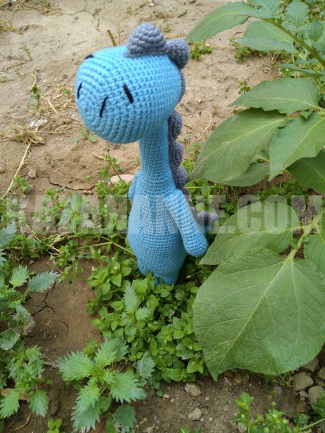 Amigurumi örgü dinazor