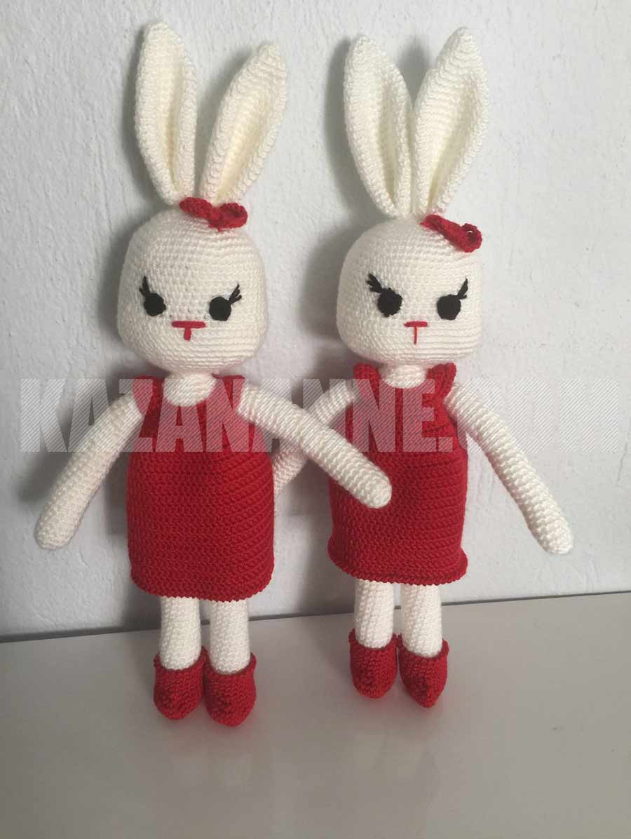 Amigurumi örgü tavşan