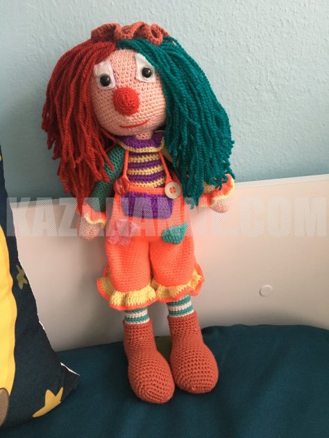 Amigurumi palyaço 