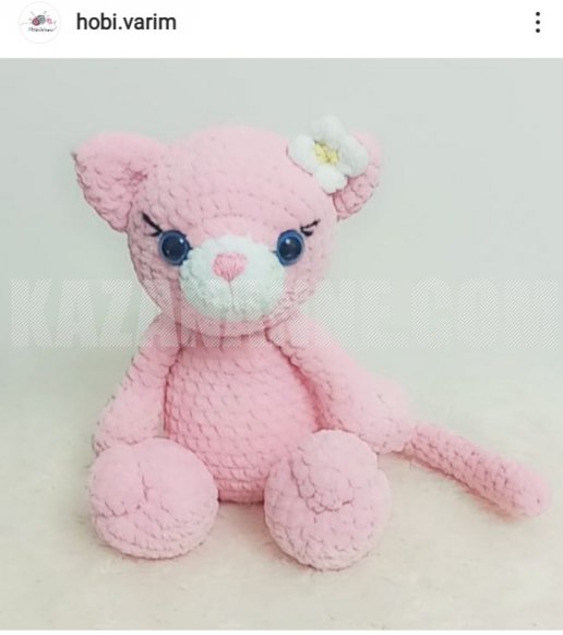 Amugurumi Örgü oyuncak kedi