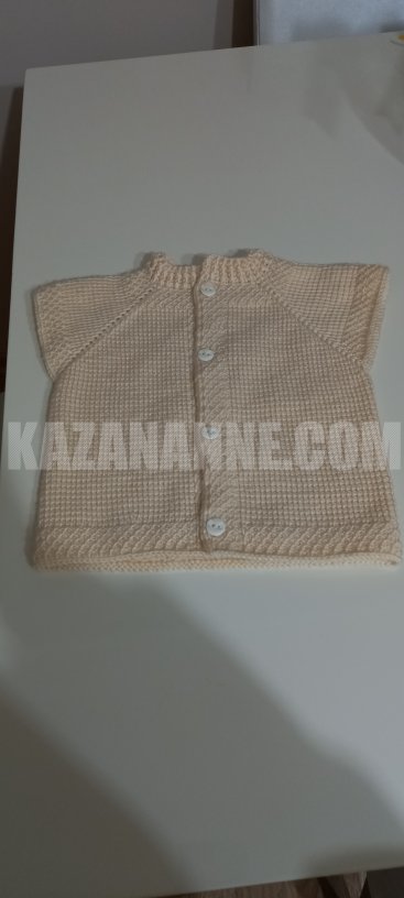El örgüsü 1 yaş bebek yeleği
