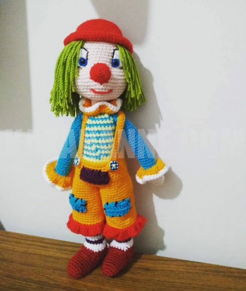 Örgü Palyaço amigurumi